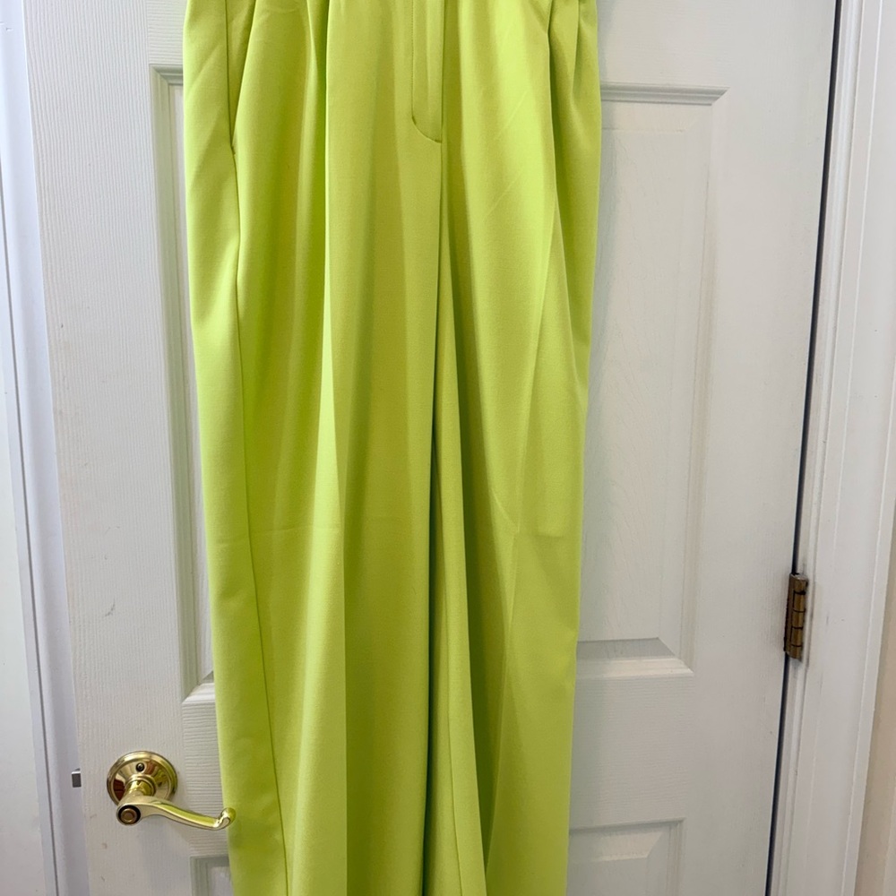 Express Women's Lime Green 3 Piece Suit Sz 6 - Picture 6 of 16